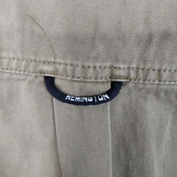 Remington Work Shirt Large Heavy Twill Grunge Biker Mechanic Utility Outdoor - Picture 7 of 14